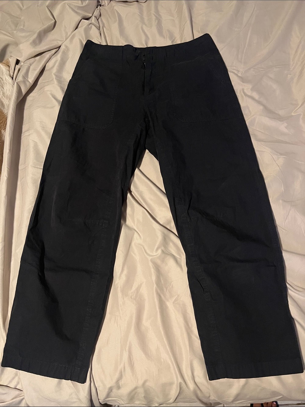Rag & bone  Black Straight-Leg Pants - Comfortable Everyday Wear